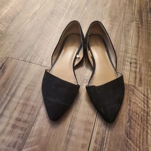 Merona black flats size 8
